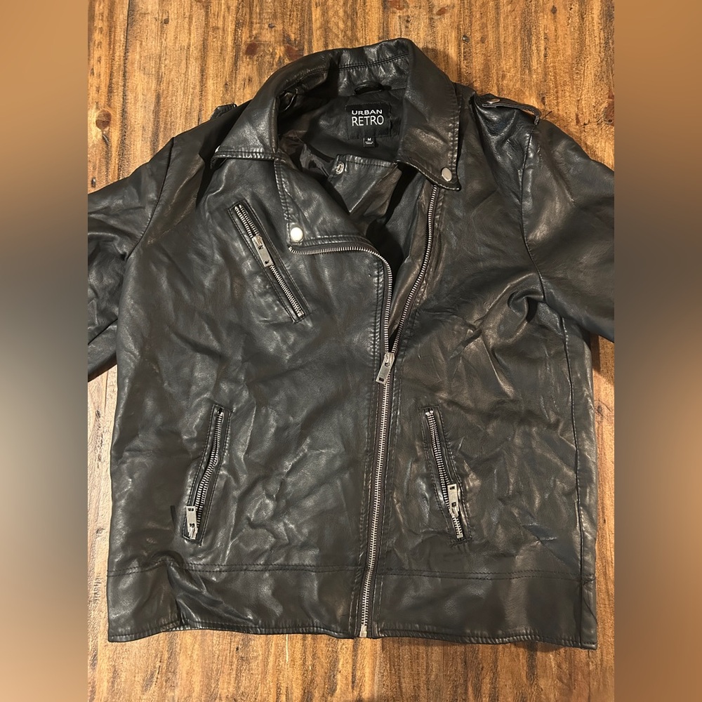 Urban Retro Medium Faux Leather Jacket